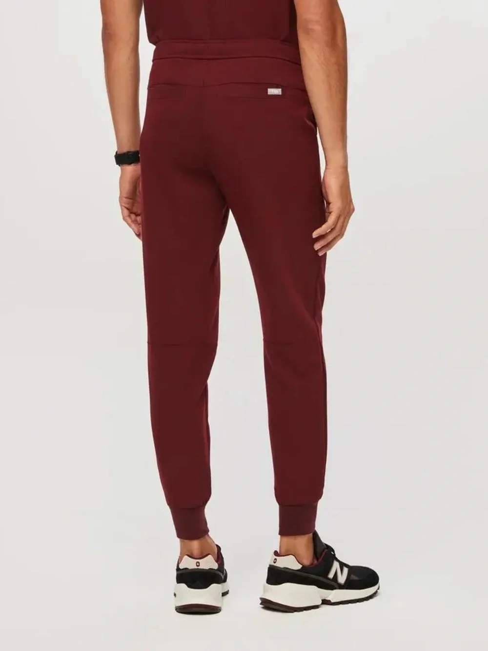 Figs Tansen Jogger Scrub Technical Pant Burgundy Small Medical Nursing